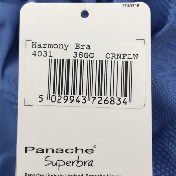 Panache Harmony Balconette Bra UK 38GG US 38J - Picture 13 of 15